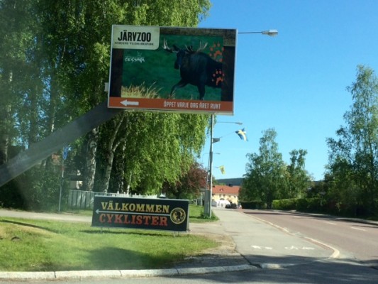 Stora dragplåster längs Fjällvägen