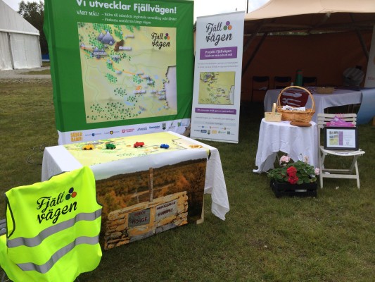 En monter i Fjällvägenanda.