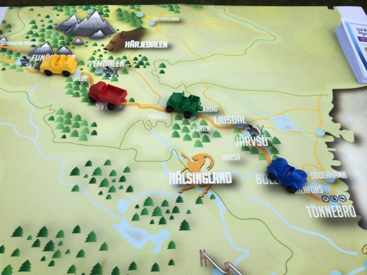 Fjällvägen på kartan